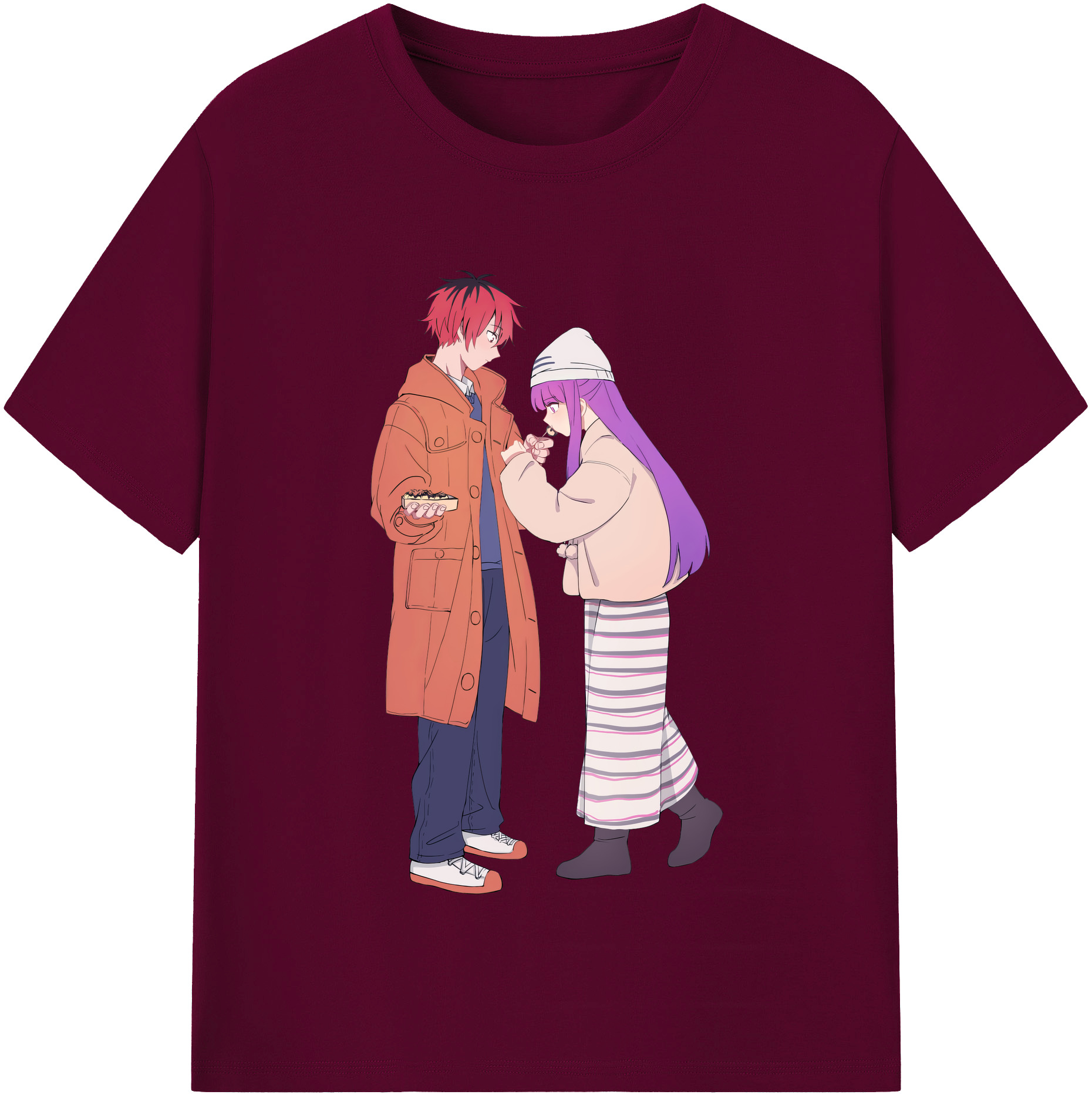 （画像用） 葬送のフリーレン Frieren レディースカジュアルプリントTシャツ（綿100％）